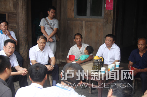 副省长刘捷泸州调研扶贫工作