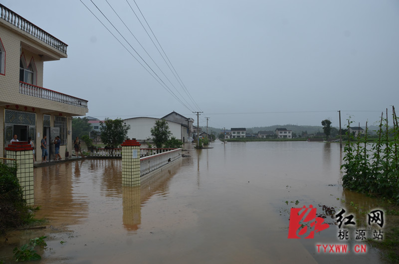 湖南桃源:27个乡镇不同程度受灾 受灾人数达8.6万人